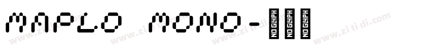 maplo mono字体转换